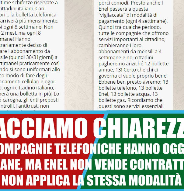 La fatturazione a 4 settimane article-post