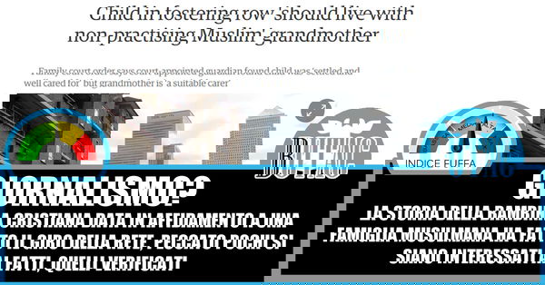 La bambina cristiana affidata alla nonna