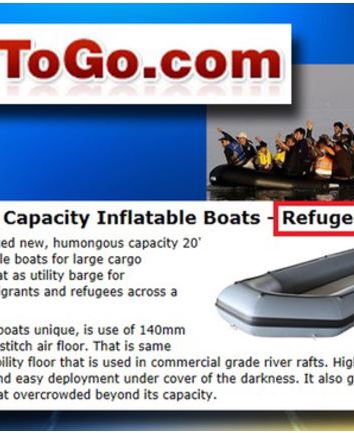 I gommoni dei rifugiati e il Corriere della sera