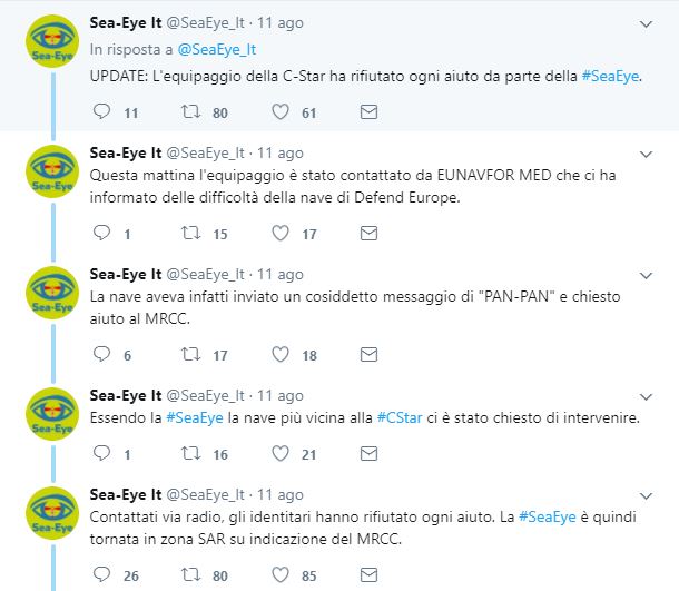CStar, Sea-Eye e l’informazione troppo di fretta article-post