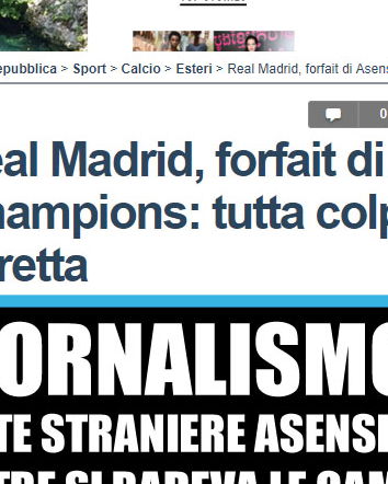 Asensio, la ceretta e il pelo infetto