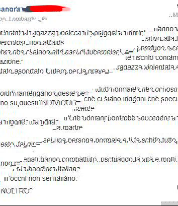 Stupratori, TBC, Aids ed escalation della fuffa