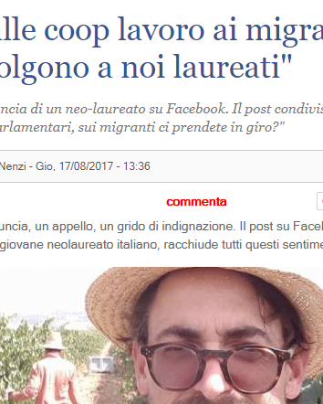 Il tirocinio e i migranti