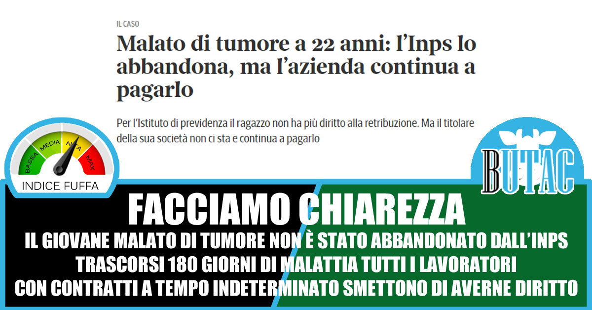 Malato a 22 anni, abbandonato dall’INPS article-post