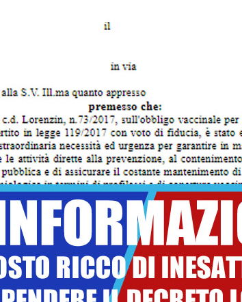 Esposti, querele e vaccini – voi state male!