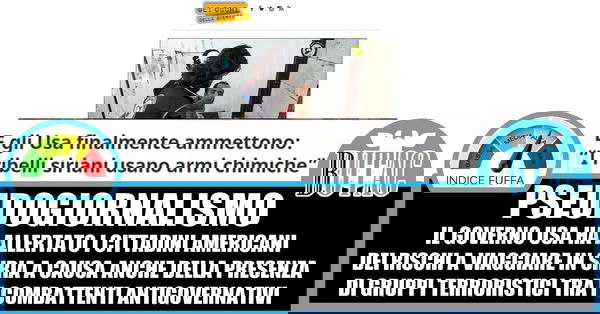 Governo USA, ribelli siriani e armi chimiche