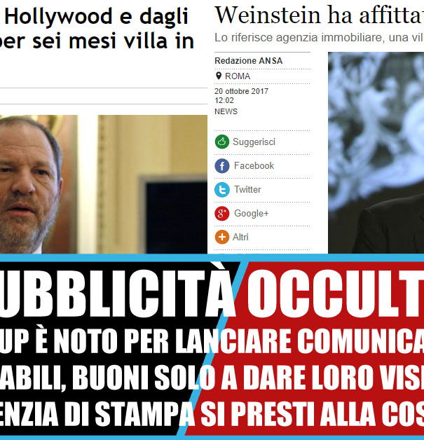 ANSA, Weinstein e marchette article-post