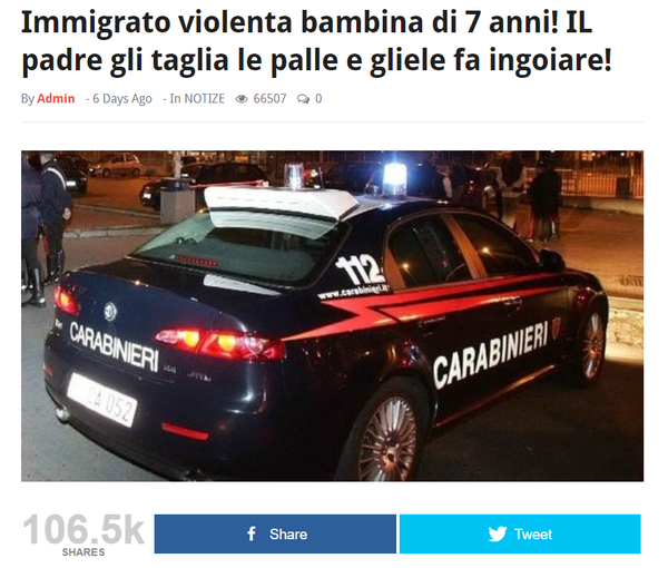 Il padre che taglia i testicoli allo stupratore