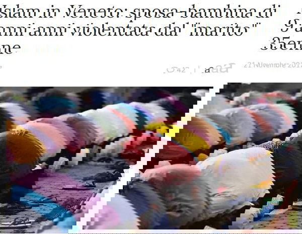 Indignare a caso – sposa a 9 anni