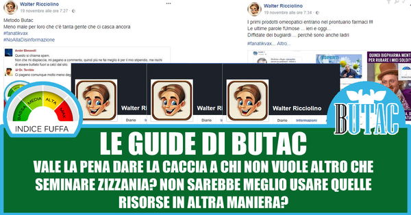 Esperimento con un fake