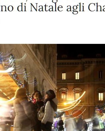 Il mercatino di Natale degli Champs-Élysées