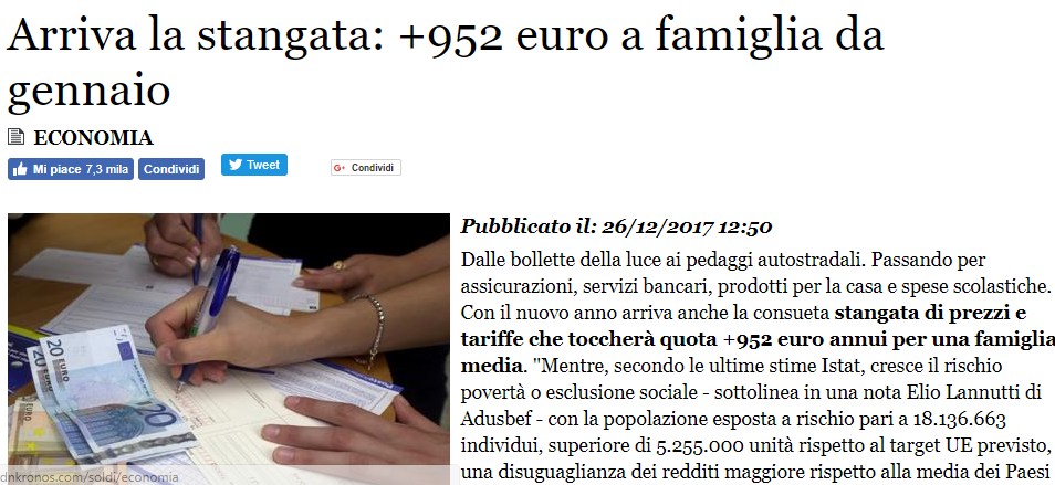 Gli aumenti a famiglia per 952 euro article-post