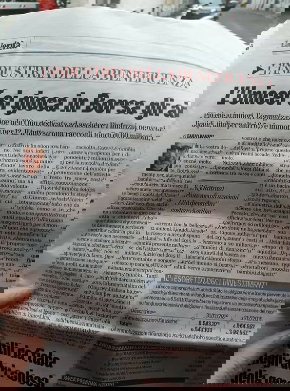 Le donazione dell’Unicef e “La Verità”