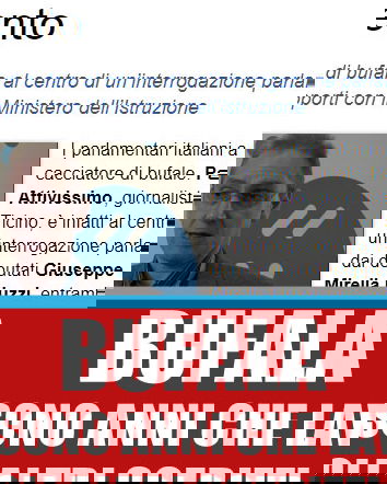 Attivissimo lavora per il Governo italiano?