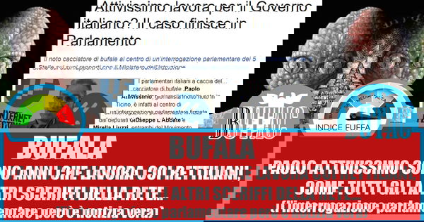 Attivissimo lavora per il Governo italiano?