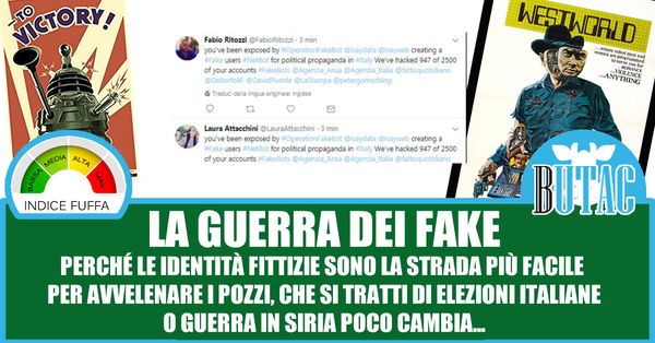 Le identità fittizie le fake news e il giornalismo- #OperationFakeBot