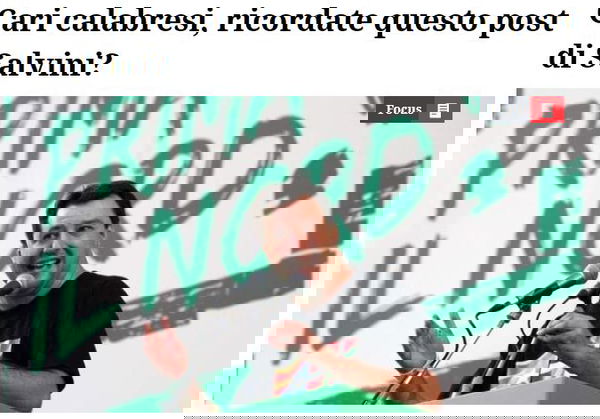 Democratica, Salvini e i calabresi