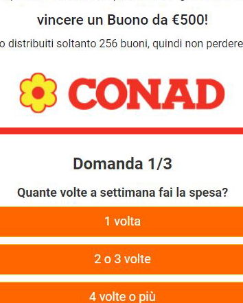 Fai la spesa gratuitamente