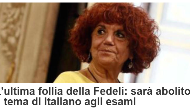 Valeria Fedeli e il tema d’italiano article-post