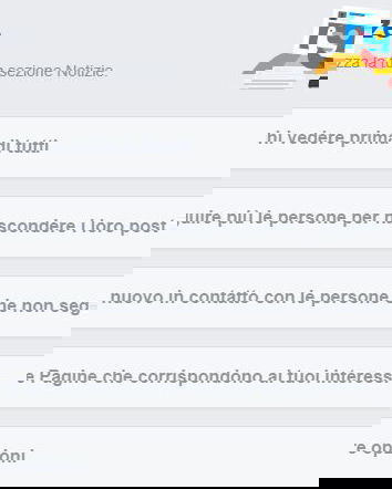 L’algoritmo di Facebook