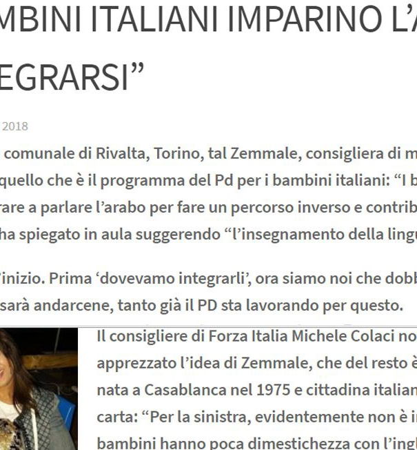 Bambini costretti a studiare l’arabo? article-post
