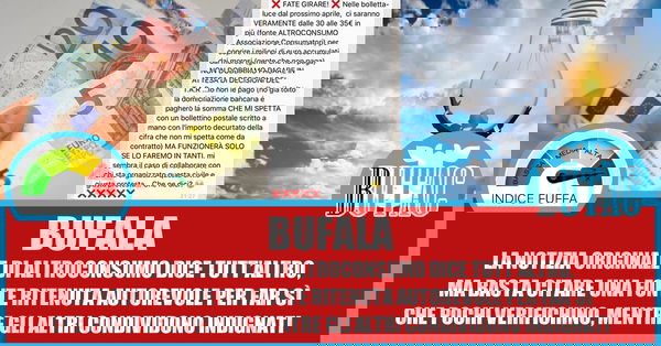 I 35 euro della bolletta della luce