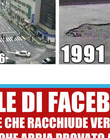 Perle di Facebook: le buche in Italia e Giappone