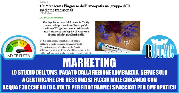 Acqua, zucchero e disinformazione