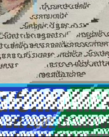 Sahaja Yoga e la candidata del M5S