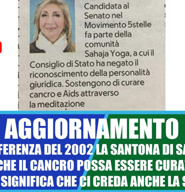 Sahaja Yoga e la candidata del M5S article-post