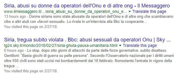 Operatori umanitari abusano o denunciano?
