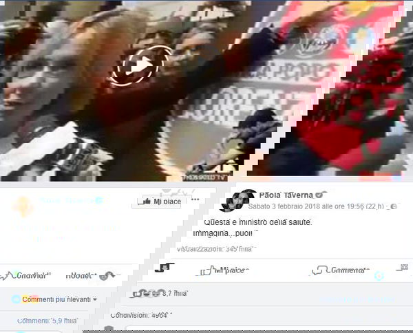 La Lorenzin ubriaca?