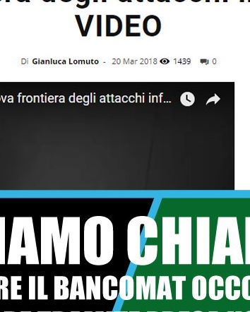 Il bancomat scassinato con lo smartphone