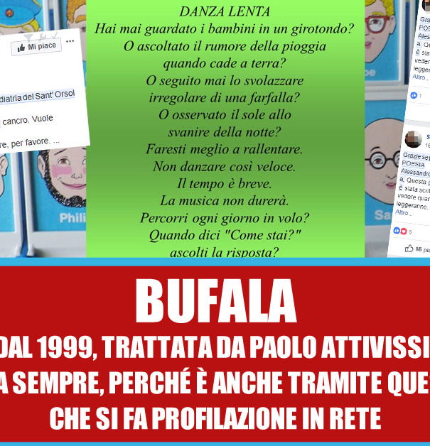 Profilazione, analfabetismo digitale e una poesia article-post