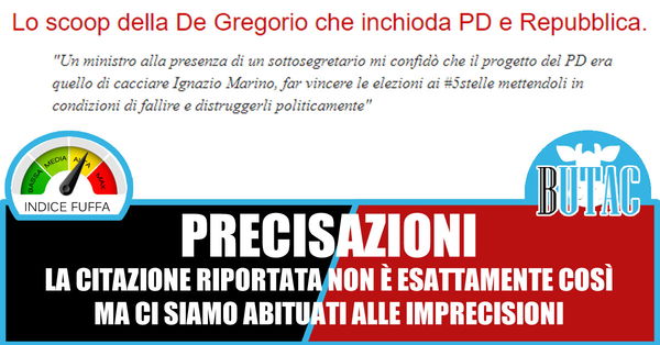 Le citazioni verificabili: Concita De Gregorio e Marino