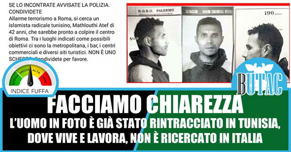 Il tunisino ricercato