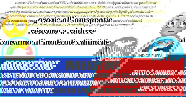 Ridurre il consumo di molecole chimiche