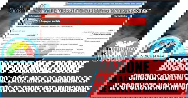 Il governo regala la pensione agli immigrati