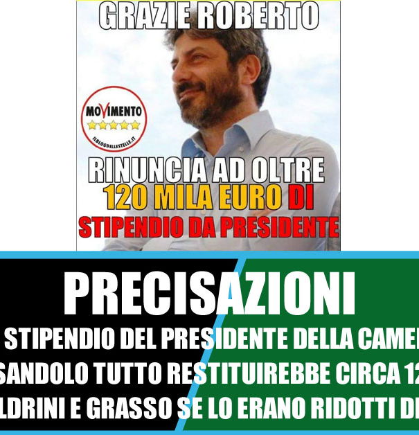 Roberto Fico, lo stipendio e le rinunce article-post