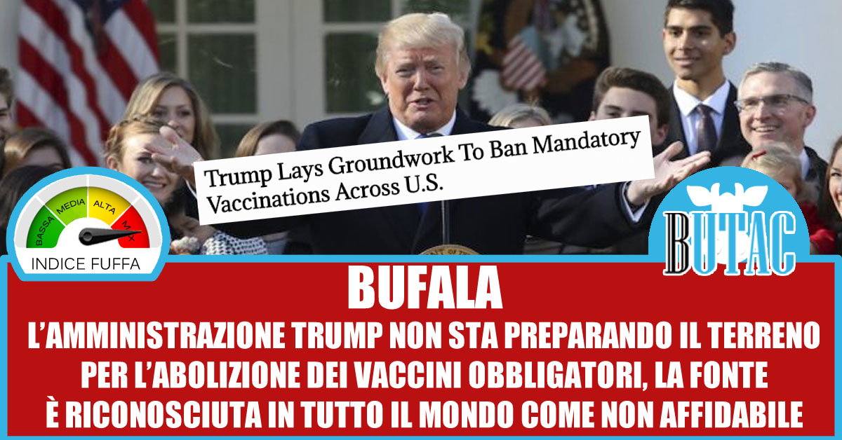 Trump, i vaccini e le fonti article-post