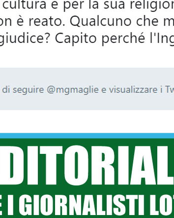 La corretta informazione e un certo giornalismo