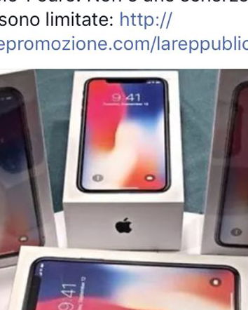Truffa iPhone X