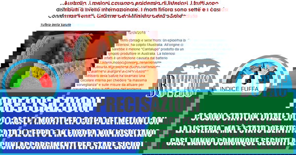 I meloni con la listeria – precisazioni