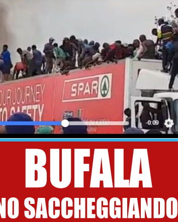 I migranti sul camion SPAR