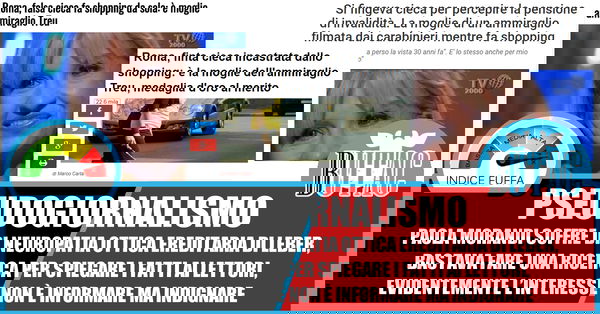 La finta cieca che non è finta…