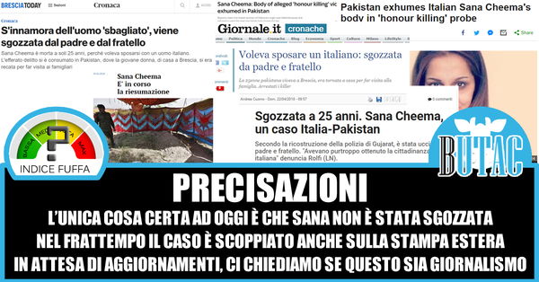 Sana Cheema, fonti e giornalismo