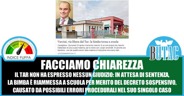 Il Tar, i vaccini e la scuola