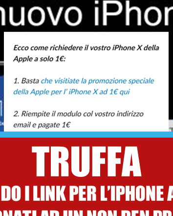Ancora iPhone a un euro