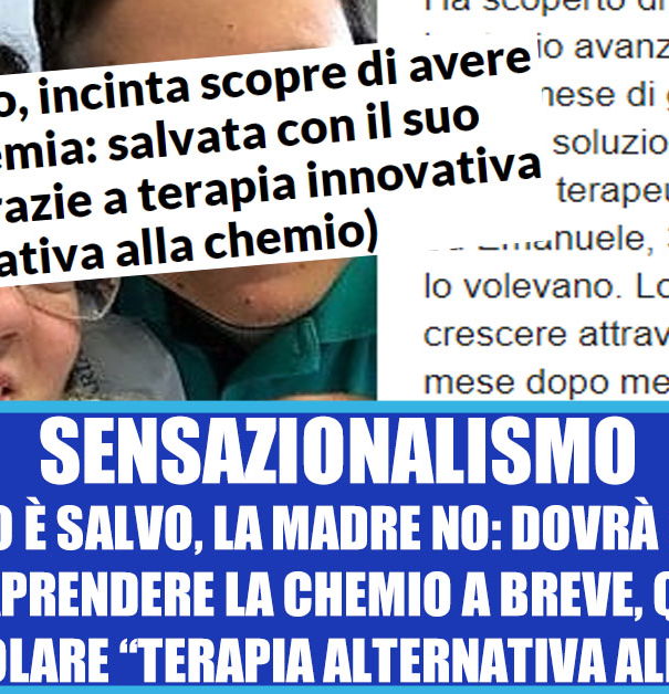 Salvata dalla leucemia grazie alla terapia alternativa alla chemio? article-post