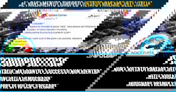 La censura al Parlamento europeo